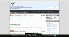 Desktop Screenshot of melhorcreditopessoal.com